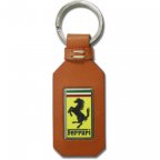 Ferrari tan leather GT keyring