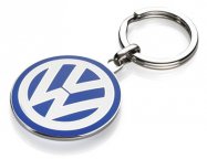 Брелок Volkswagen, диаметр 37 мм.