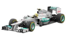 Модель болида Mercedes F1 2012, Nico Rosberg