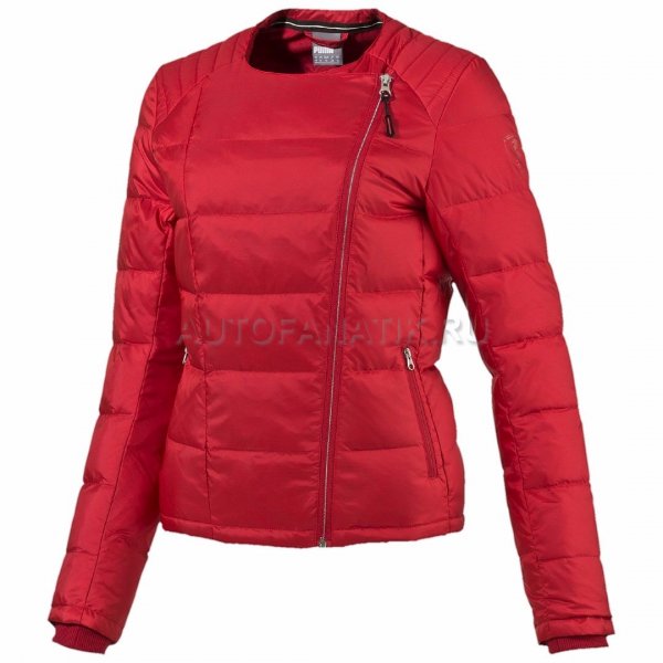 ferrari red puffer jacket