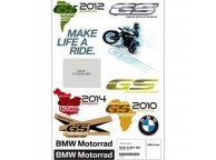 Наклейки BMW Motorrad, коллекция GS Style