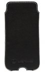 Черный кожаный чехол Lexus для iPhone 6/6S