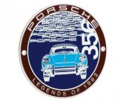 Эмблема на решетку радиатора Porsche Classic