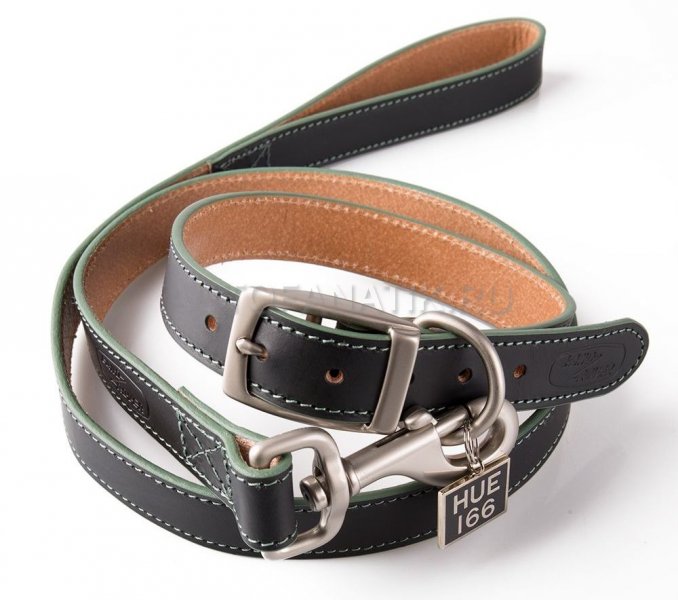 Кожаный ошейник с поводком для собаки Land Rover Hue Leather Dog Collar & Lead Set LDPT924BK4