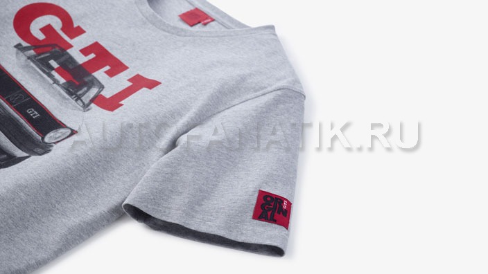 Мужская футболка Volkswagen GTI 1976 T-Shirt, Mens, Grey 5GB084200ARJ1