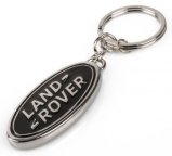Стальной брелок Land Rover Oval