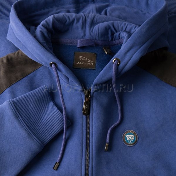 Мужская толстовка с капюшоном Jaguar Men's Growler Graphic Full Zip Hoodie, Blue JCHM319BLB