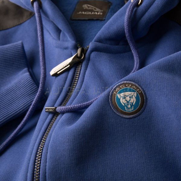 Мужская толстовка с капюшоном Jaguar Men's Growler Graphic Full Zip Hoodie, Blue JCHM319BLB