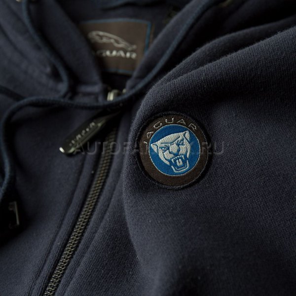 Мужская толстовка с капюшоном Jaguar Men's Growler Graphic Full Zip Hoodie, Navy JDHM952NVB