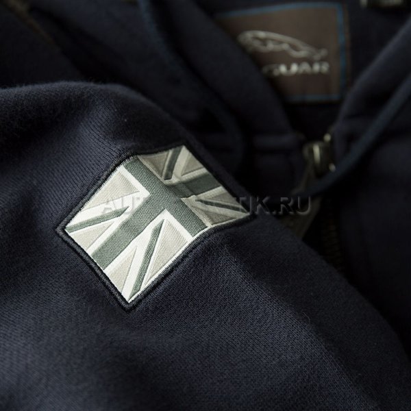 Мужская толстовка с капюшоном Jaguar Men's Growler Graphic Full Zip Hoodie, Navy JDHM952NVB