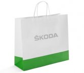 Бумажный пакет Skoda, размер 34 x 14 x 36 см.