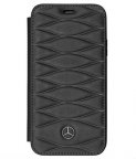 Кожаный чехол-книжка Mercedes для iPhone X