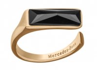 Женское кольцо Mercedes кристаллы Swarovski