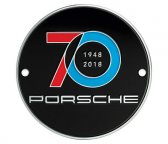 Эмблема на решетку радиатора Porsche 70 лет