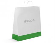 Бумажный пакет Skoda, размер 45 х 17 х 48 см.