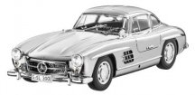 Модель Mercedes 300 SL Coupé (1954-1957) W 198