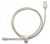 Кожаный кабель Volvo Android MicroUSB