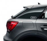 Наклейка на кузов кольца Audi, 150 x 52 см.