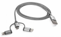 Оригинальный кабель Skoda 3-в-1 для USB-A