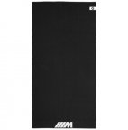 Банное полотенце BMW M, черное, 70 х 140 см.