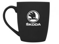 Кружка Skoda, черная, емкость 360 мл.
