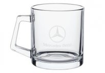 Набор из 4-х стеклянных кружек Mercedes