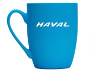 Фарфоровая кружка Haval, 360 мл., голубая