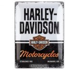Металлическая пластина Harley-Davidson, 30х40 см.