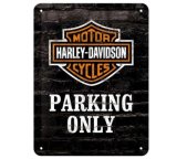 Металлическая пластина Harley-Davidson, 15х20 см.