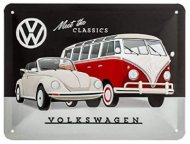 Металлическая пластина Volkswagen, 15 x 20 см.