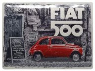 Металлическая пластина Fiat, 30х40 см.
