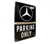 Металлическая открытка Mercedes-Benz, 10 х 14 см.