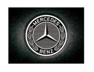 Магнит на холодильник Mercedes-Benz, 6 х 8 см.