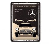 Металлическая пластина Mercedes-Benz, 15 x 20 см.