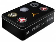 Коробка Mercedes-Benz, металл, 23 x 16 x 7 см.