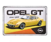 Металлическая пластина Opel, 20 х 30 см.