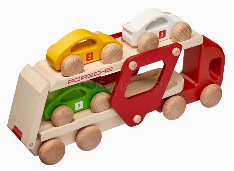 Деревянная игрушка Porsche Wooden Race Truck, Multicolor WAP0400100NRTR