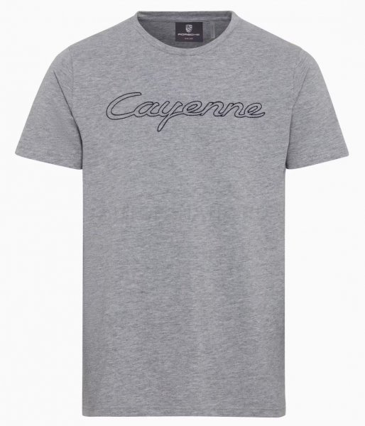 Футболка Porsche Cayenne Unisex T-shirt, Grey Mélange WAP1330XS0RMSC