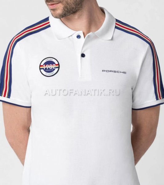 Мужская рубашка-поло Porsche Racing Polo Shirt, Men's, White WAP4510XS0NRTM