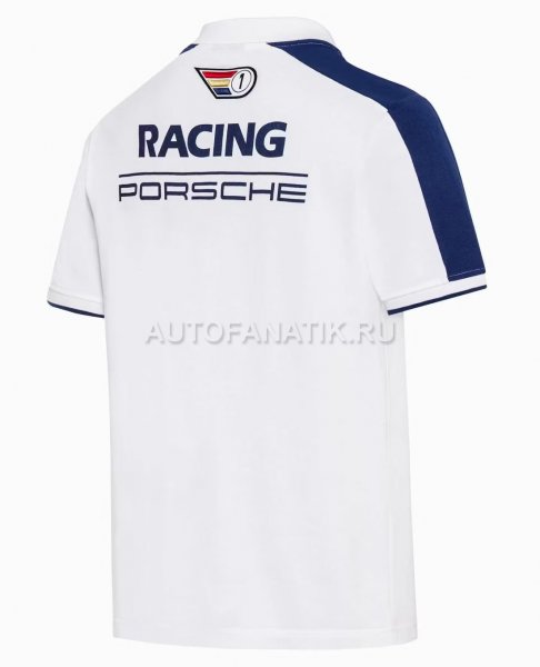 Мужская рубашка-поло Porsche Racing Polo Shirt, Men's, White WAP4510XS0NRTM