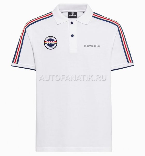 Мужская рубашка-поло Porsche Racing Polo Shirt, Men's, White WAP4510XS0NRTM
