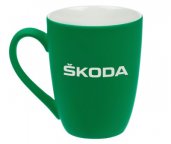 Кружка Skoda, зеленая, объем 360 мл.