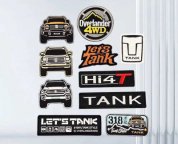 Набор вышитых патчей TANK Overlander