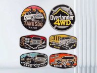 Набор вышитых патчей TANK 500