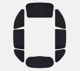 Набор не прозрачных шторок Lixiang L9