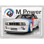 Металлическая пластина BMW, разм. 30 х 40 см.