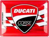 Металлическая пластина Ducati, разм. 30 х 40 см.