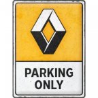 Металлическая пластина Renault, 30х40 см.