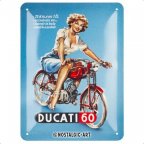 Металлическая пластина Ducati, разм. 15 x 20 см.