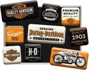 Набор магнитов Harley-Davidson Motorcycles